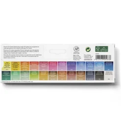 Winsor & Newton Cotman Sketch Box, akvarellfärg , 24 halvkoppar i metalletui