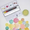 Winsor & Newton Cotman Travel Tin, 12 halvkoppar + metalletui med 12 tomma platser