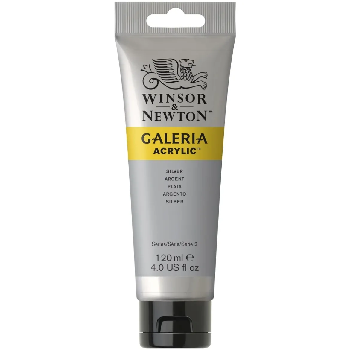 Winsor & Newton Galeria akrylfärg 120 ml Silver 617