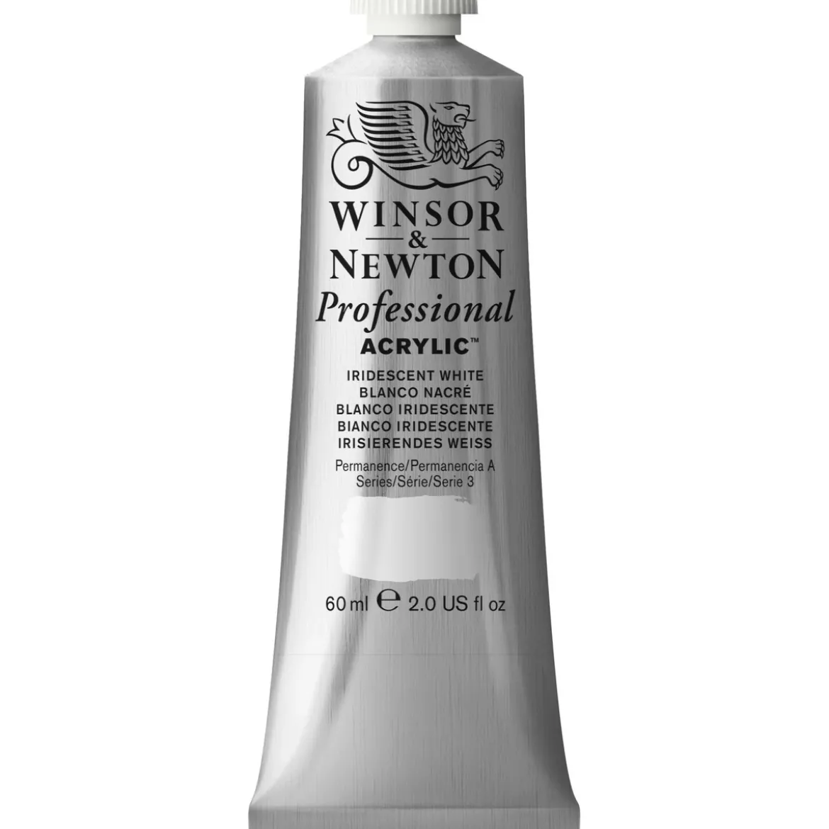 Winsor & Newton Professional akrylfärg 60 ml Iridescent White 330