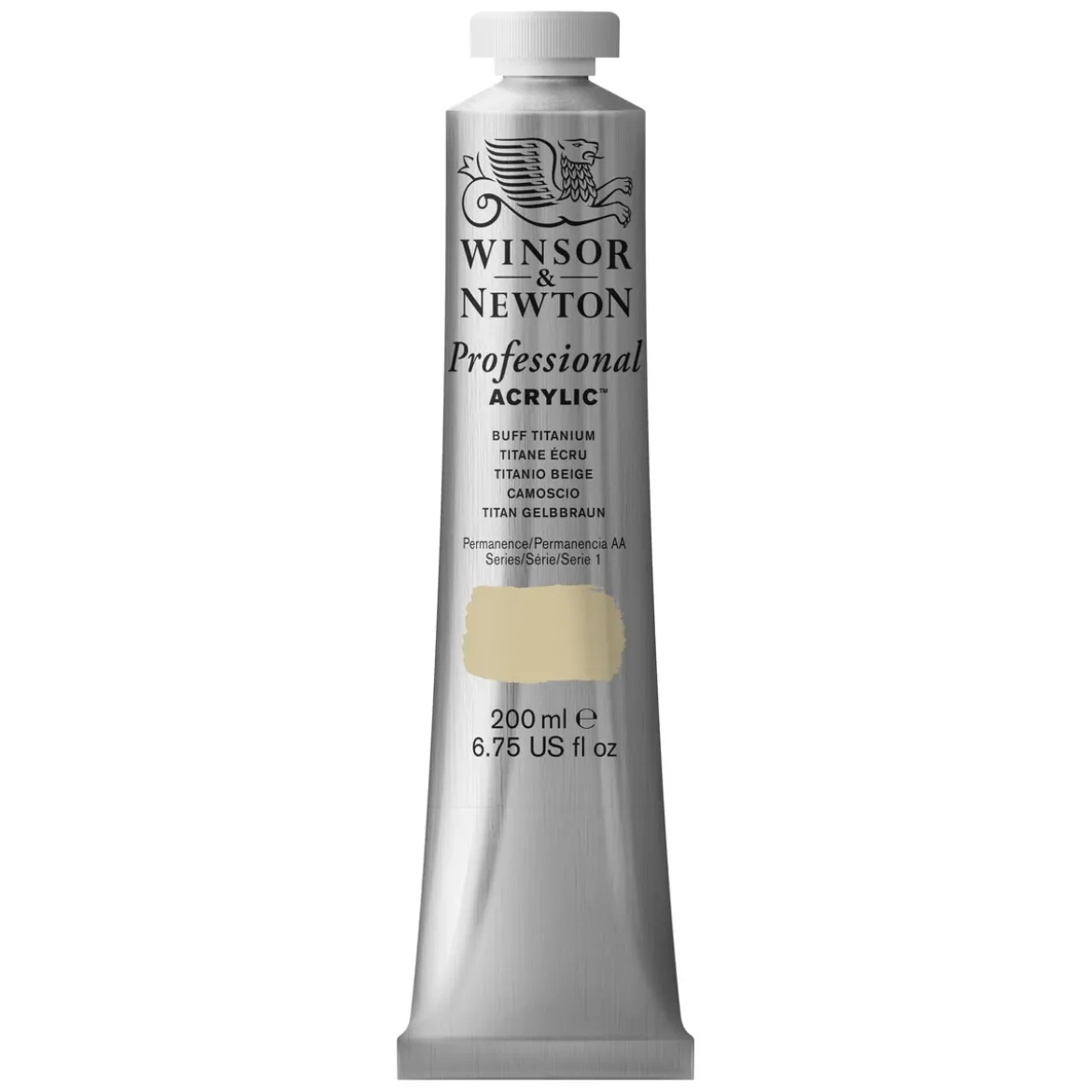 Winsor & Newton Professional akrylfärg 200 ml Buff Titanium 060 s1.