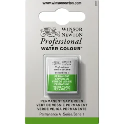 Winsor & Newton Professional akvarellfärg halvkopp Permanent Sap Green 503