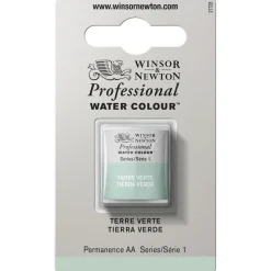Winsor & Newton Professional akvarellfärg halvkopp Terre Verte 637