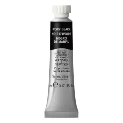 Winsor & Newton Professional akvarellfärg 5 ml Ivory Black 331