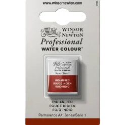 Winsor & Newton Professional akvarellfärg halvkopp Indian Red 317