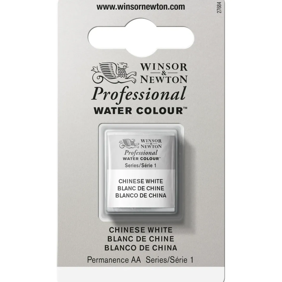 Winsor & Newton Professional akvarellfärg halvkopp Perm Chinese White 150