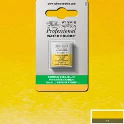 Winsor & Newton Professional akvarellfärg halvkopp Cadmium-Free Yellow 898