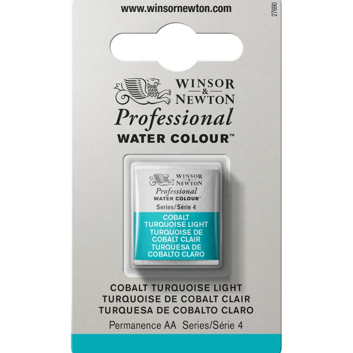 Winsor & Newton Professional akvarellfärg halvkopp Cobalt Turq Light 191