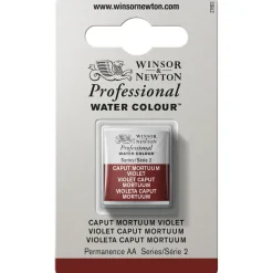 Winsor & Newton Professional akvarellfärg halvkopp Caput Mortuum Violet 125