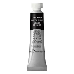 Winsor & Newton Professional akvarellfärg 5 ml Lamp Black 337