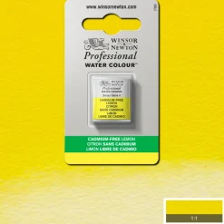 Winsor & Newton Professional akvarellfärg halvkopp Cadmium-Free Lemon 898