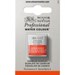 Winsor & Newton Professional akvarellfärg halvkopp Cadmium Scarlet 106