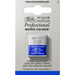 Winsor & Newton Professional akvarellfärg halvkopp Cobalt Blue Deep 180