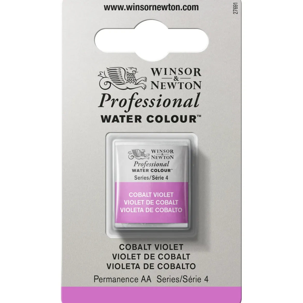 Winsor & Newton Professional akvarellfärg halvkopp Cobalt Violet 192