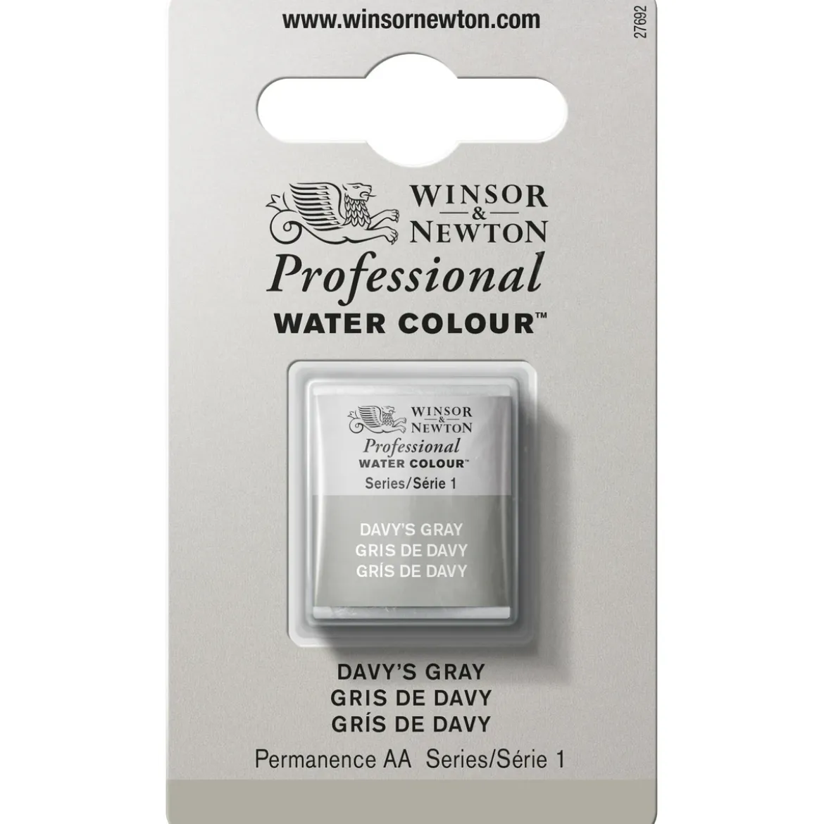 Winsor & Newton Professional akvarellfärg halvkopp Davy´S Grey 217