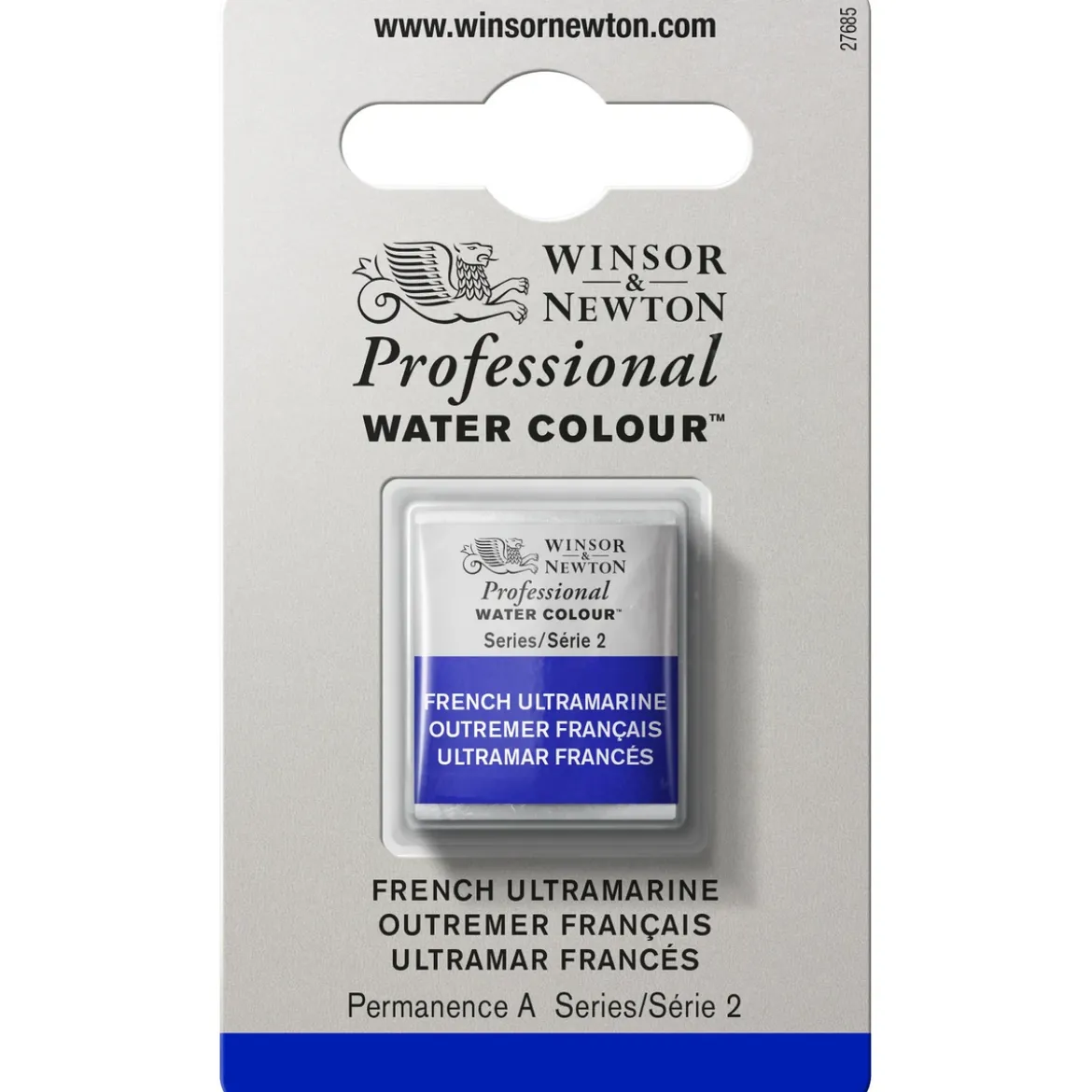 Winsor & Newton Professional akvarellfärg halvkopp French Ultramarin 263