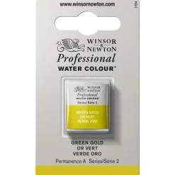 Winsor & Newton Professional akvarellfärg halvkopp Green Gold 294