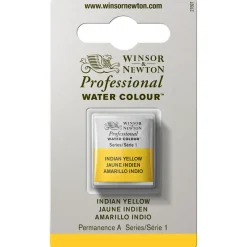 Winsor & Newton Professional akvarellfärg halvkopp Indian Yellow 319