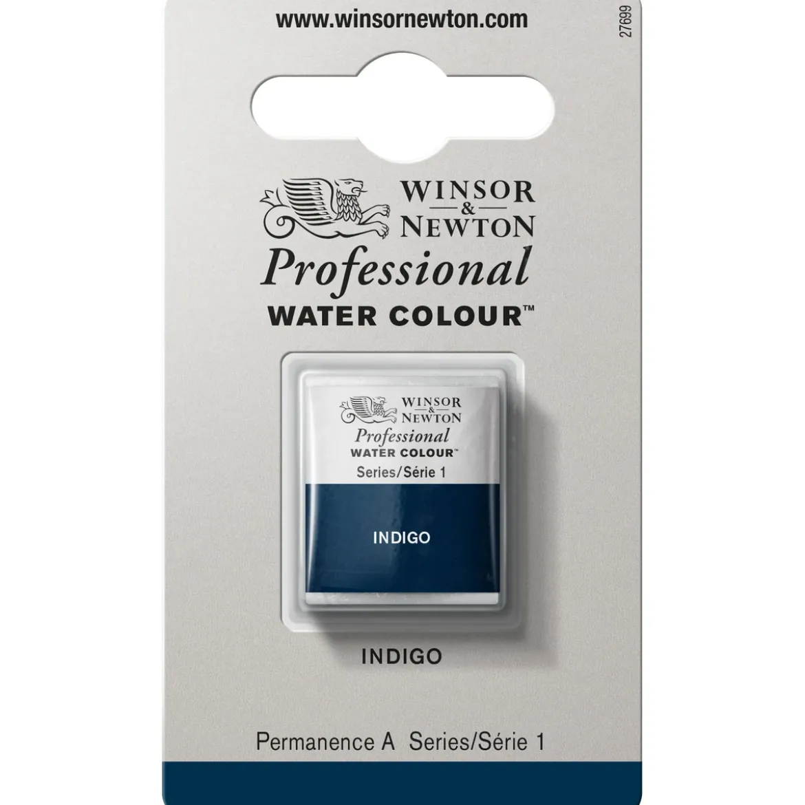 Winsor & Newton Professional akvarellfärg halvkopp Indigo 322