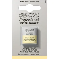 Winsor & Newton Professional akvarellfärg halvkopp Naples Yellow 422