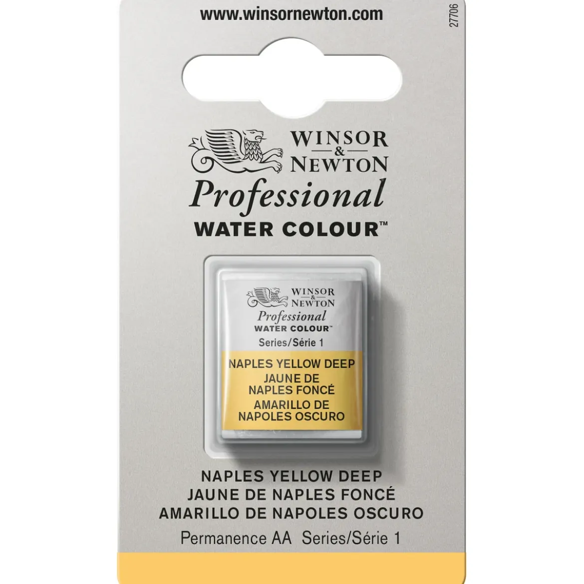Winsor & Newton Professional akvarellfärg halvkopp Naples Yell Deep 425