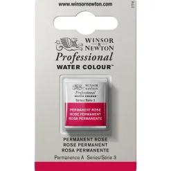 Winsor & Newton Professional akvarellfärg halvkopp Permanent Rose 502