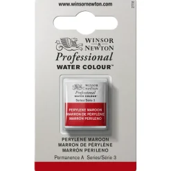 Winsor & Newton Professional akvarellfärg halvkopp Perylene Maroon 507