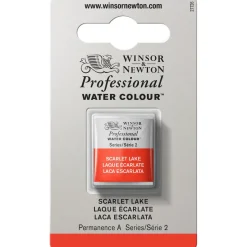 Winsor & Newton Professional akvarellfärg halvkopp Scarlet Lake 603