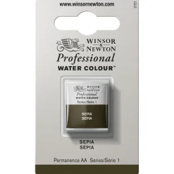 Winsor & Newton Professional akvarellfärg halvkopp Sepia 609