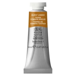 Winsor & Newton Professional akvarellfärg 14 ml Burnt Umber 076