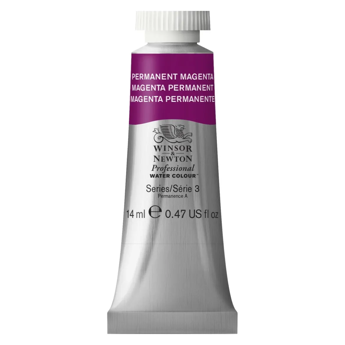 Winsor & Newton Professional akvarellfärg 14 ml Permanent Magenta 489
