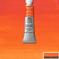 Winsor & Newton Professional akvarellfärg 5 ml Orange Transparent 650