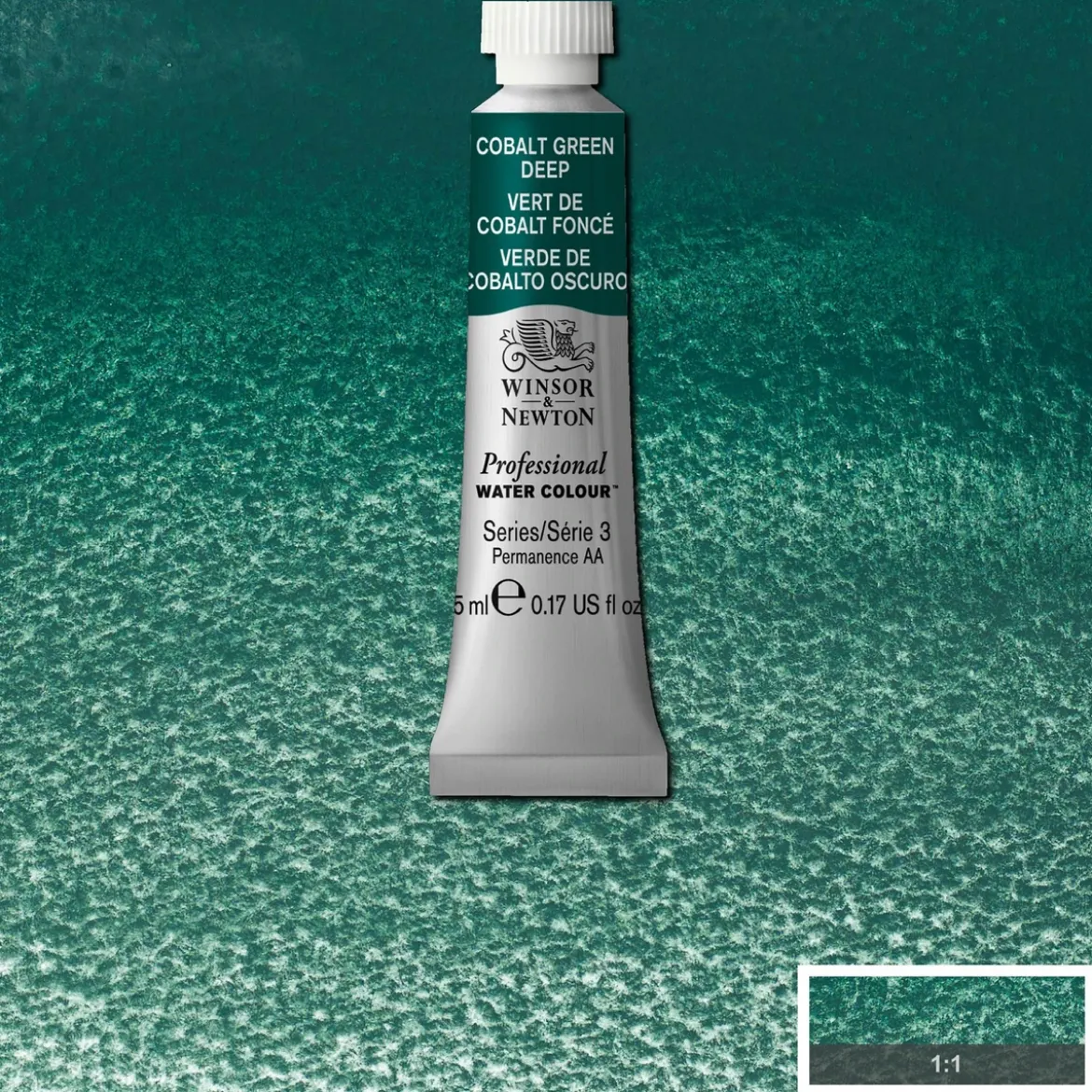 Winsor & Newton Professional akvarellfärg 5 ml Cobalt Green Deep 185
