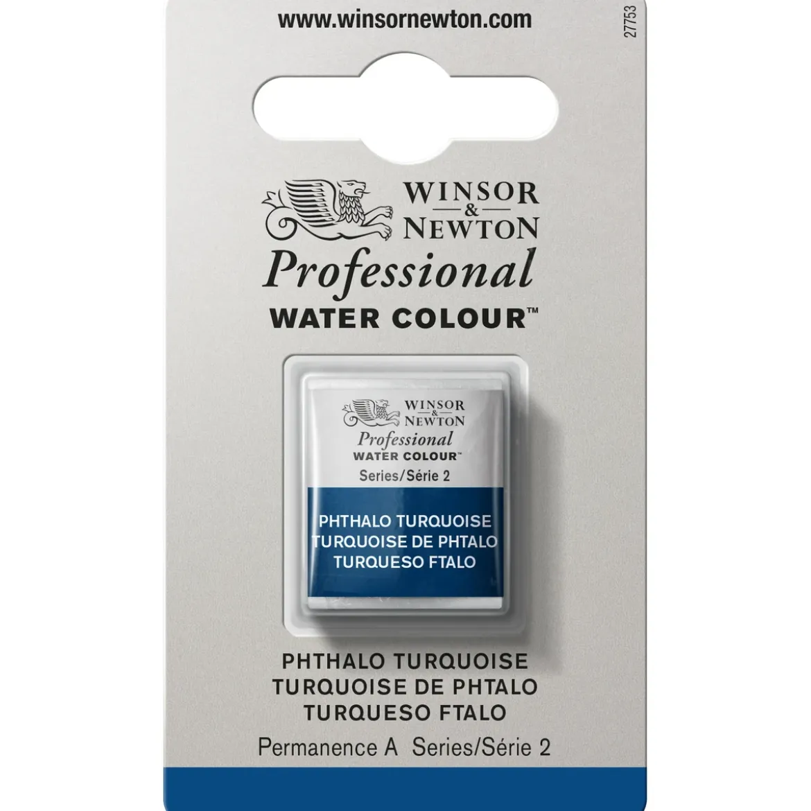 Winsor & Newton Professional akvarellfärg halvkopp Phthalo Turquoise 526