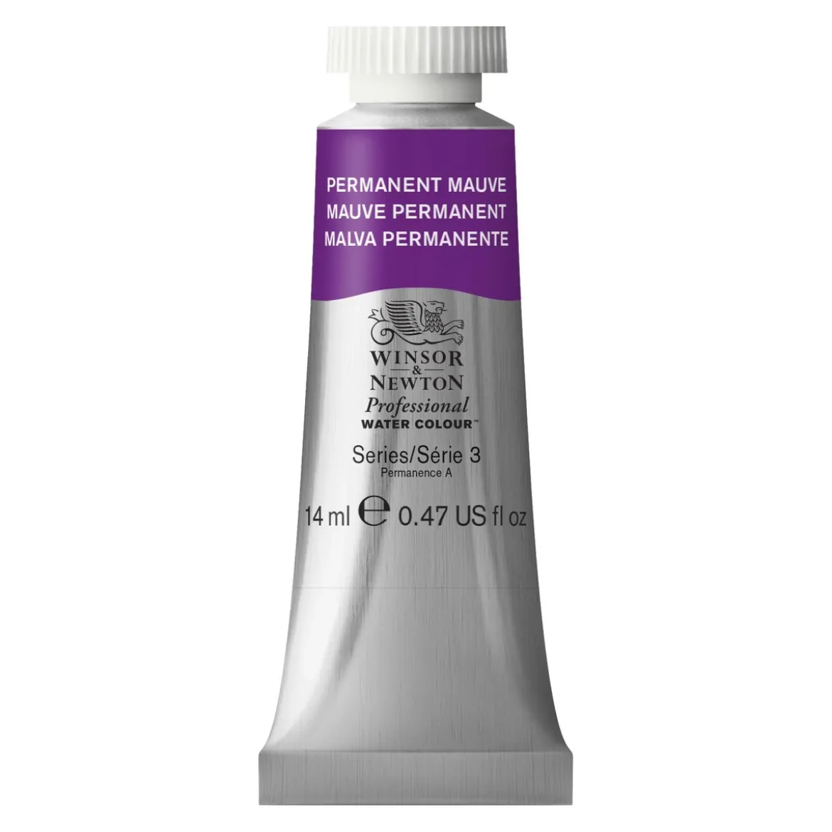Winsor & Newton Professional akvarellfärg 14 ml Permanent Mauve 491