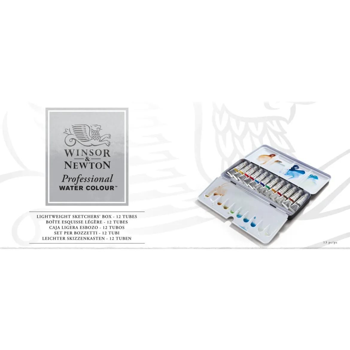 W&N PWC akvarellbox 12 tuber